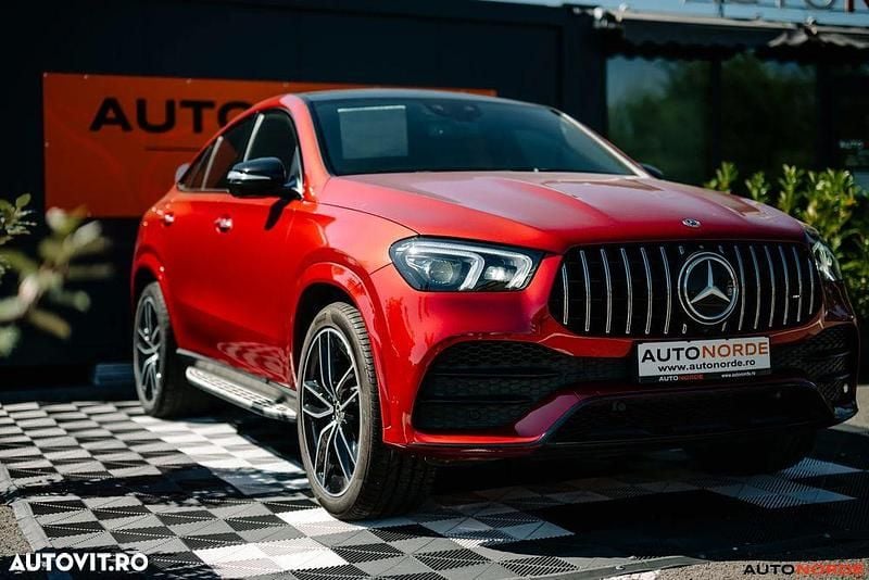 Rosu Utilizat 2020 Mercedes GLE400 SUV | 67.900 EUR (Puțin scump) - Imagine 1/4