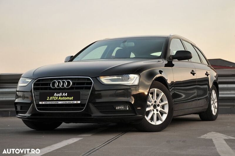 Negru Utilizat 2013 Audi A4 Ambiente Break | 8.500 EUR (Preț bun) - Imagine 1/4