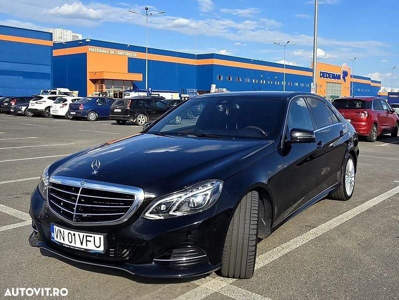 Negru Utilizat 2015 Mercedes E220 Edition Berlinǎ | 18.500 EUR (Puțin scump) - Imagine 1/4