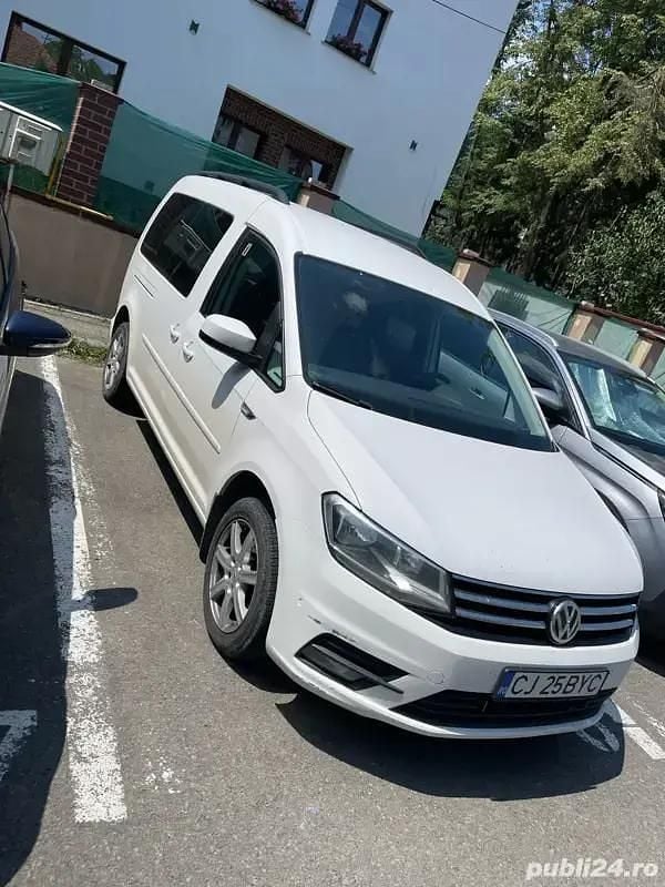Alb Utilizat 2018 VW Caddy Monovolum | 7.998 EUR - Imagine 1/4