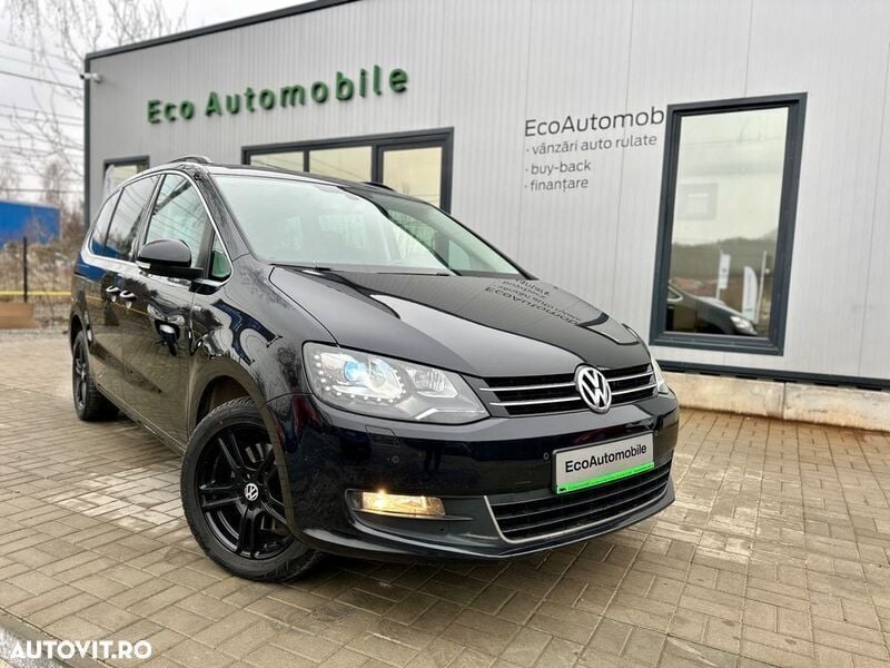 Negru Utilizat 2012 VW Sharan Match Monovolum | 8.990 EUR (Preț OK) - Imagine 1/4