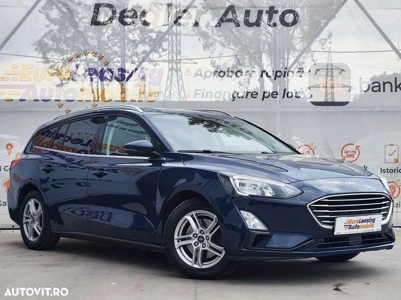 Albastru Utilizat 2021 Ford Focus Trend Break | 9.690 EUR (Preț OK) - Imagine 1/4