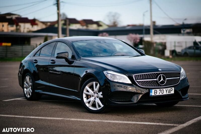 Negru Utilizat 2015 Mercedes CLS350 Berlinǎ | 19.990 EUR - Imagine 1/4