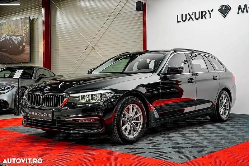Culoarenegru Utilizat 2019 BMW 520 Luxury Line Break | 18.997 EUR (Preț bun) - Imagine 1/4