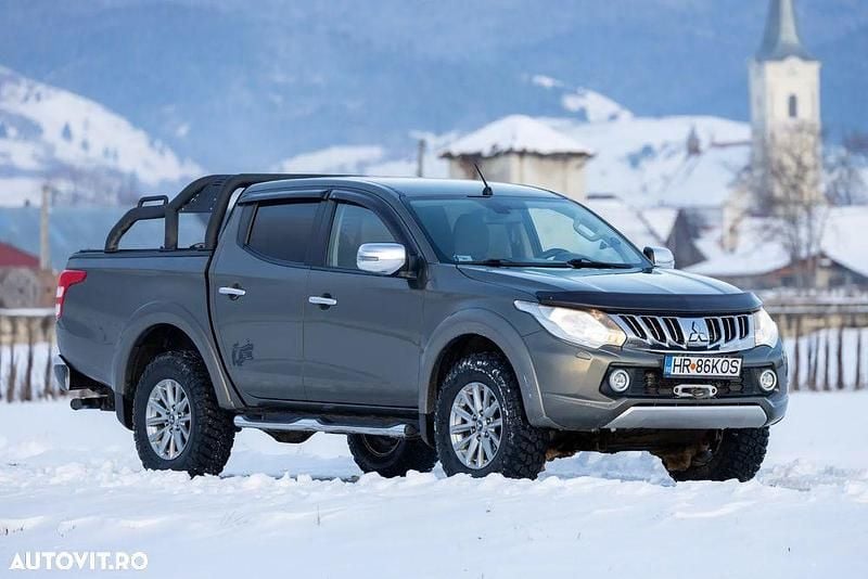 Second-hand Mitsubishi L200 Diamant Edition 181 CP (133 kW) 2016 Culoareverde Pickup