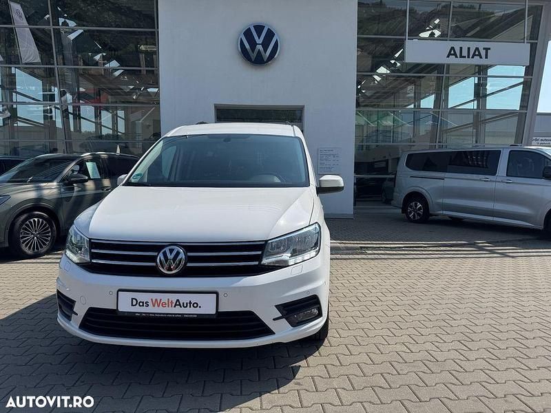Alb Utilizat 2020 VW Caddy Maxi Monovolum | 17.199 EUR (Puțin scump) - Imagine 1/4