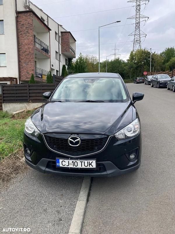 Negru Utilizat 2014 Mazda CX-5 Sports-Line SUV | 7.950 EUR (Super Preț) - Imagine 1/4