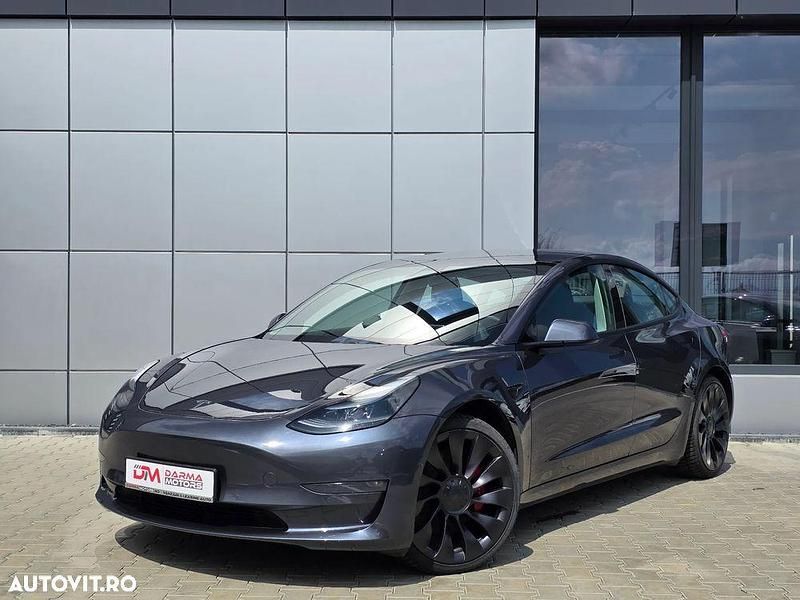 Culoaregri Utilizat 2021 Tesla Model 3 Performance Berlinǎ | 30.493 EUR (Preț bun) - Imagine 1/4