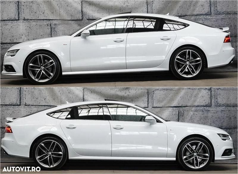 Second-hand Audi A7 S-line plus 320 CP (235 kW) 2016 Culoarealb Hatchback