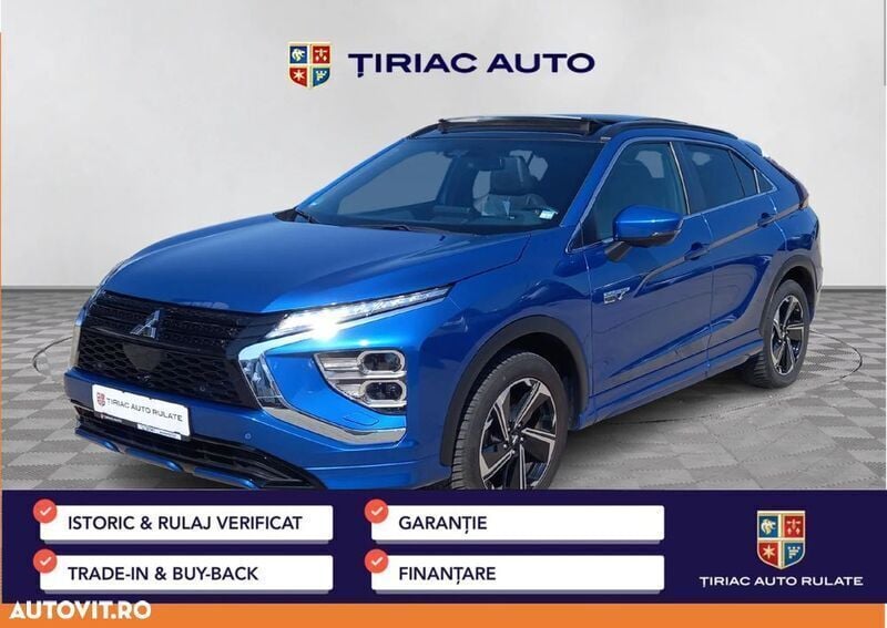 Albastru Utilizat 2021 Mitsubishi Eclipse Cross Intense+ SUV | 23.490 EUR - Imagine 1/4