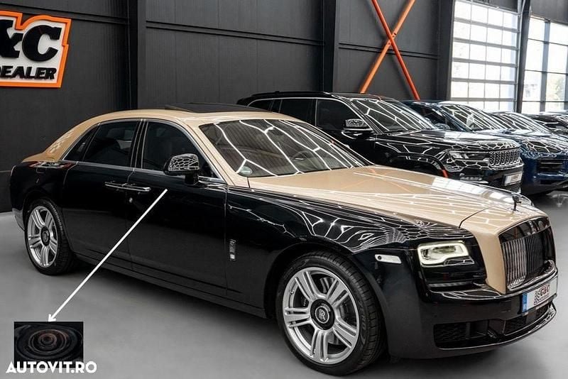 Second-hand Rolls Royce Ghost 612 CP (450 kW) 2017 Culoarenegru Berlinǎ