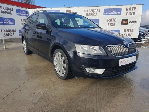 Negru Utilizat 2016 Skoda Octavia Ambition Break | 7.990 EUR (Preț bun) - Imagine 1/4