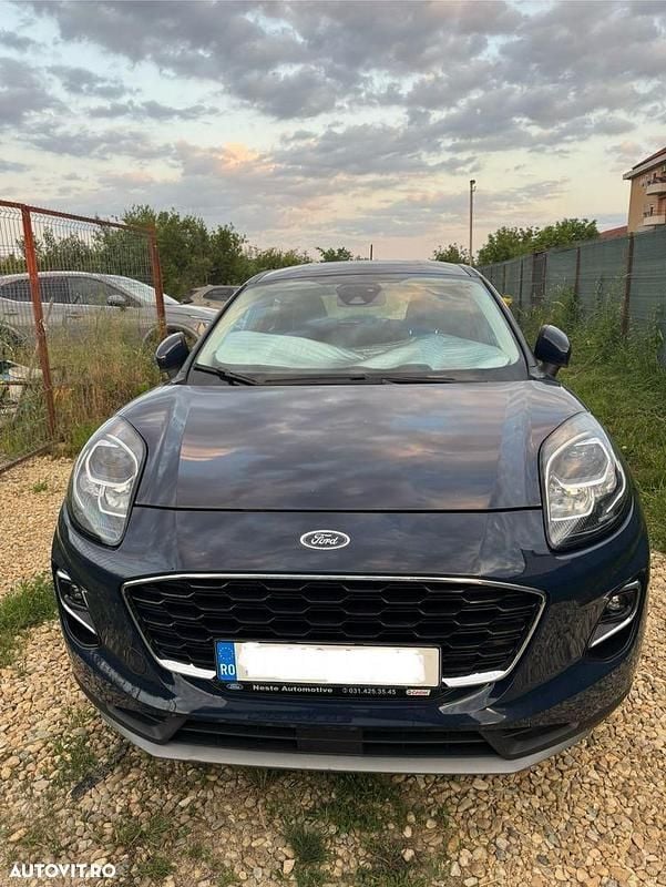 Culoarealbastru Utilizat 2021 Ford Puma Gen-E Titanium SUV | 17.000 EUR (Preț OK) - Imagine 1/4