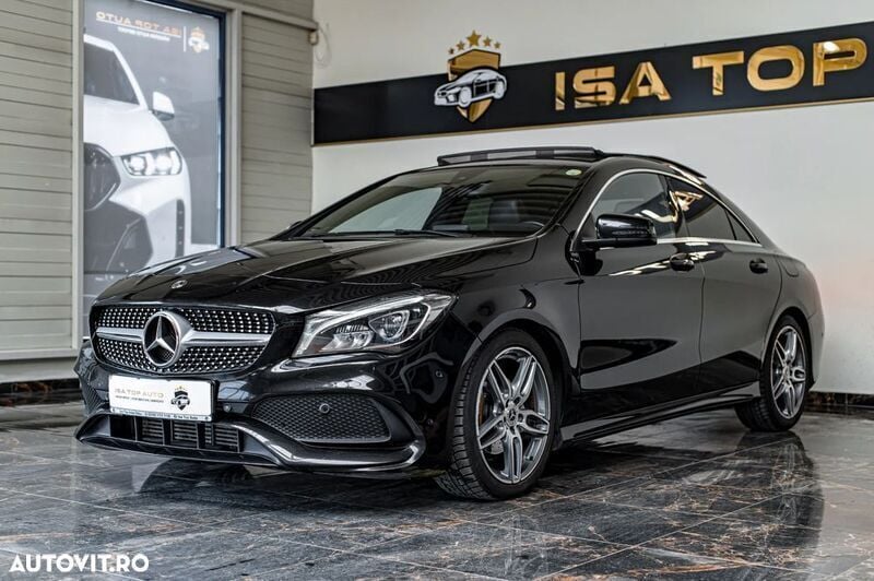 Negru Utilizat 2018 Mercedes CLA200 AMG line Berlinǎ | 18.445 EUR - Imagine 1/4