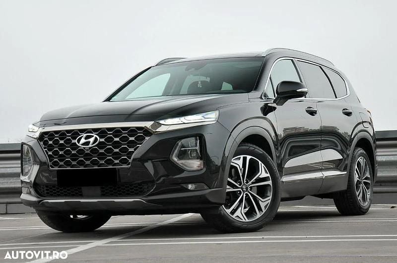 Culoarenegru Utilizat 2019 Hyundai Santa Fe SUV | 21.600 EUR (Preț bun) - Imagine 1/4