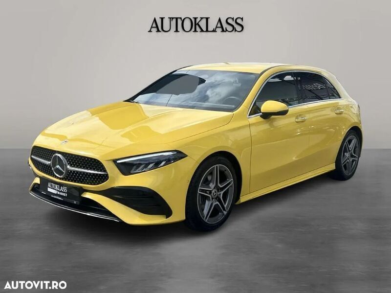 Galbeuriu Utilizat 2023 Mercedes A180 Hatchback | 31.460 EUR (Preț OK) - Imagine 1/4