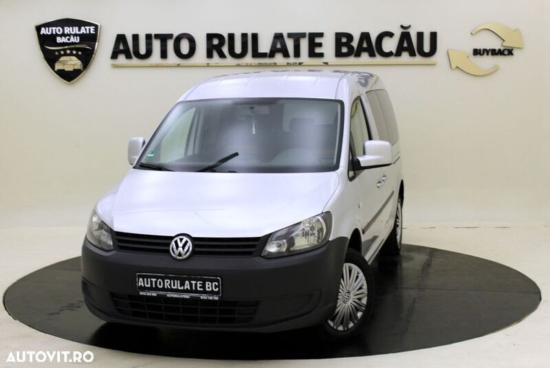 Argint Utilizat 2013 VW Caddy Maxi Comfortline Monovolum | 7.490 EUR - Imagine 1/4