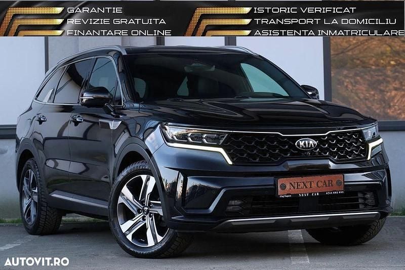 Culoarenegru Utilizat 2021 Kia Sorento Platinum SUV | 28.738 EUR - Imagine 1/4