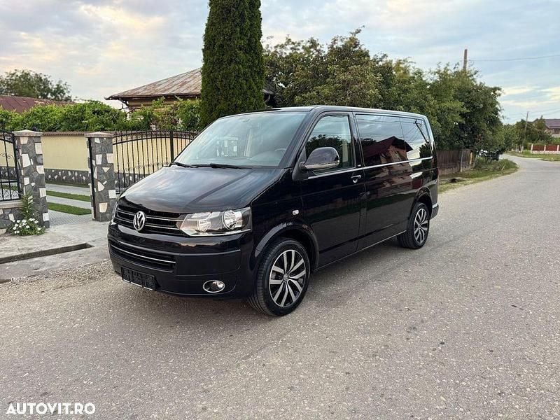 Negru Utilizat 2014 VW Multivan Monovolum | 18.990 EUR (Super Preț) - Imagine 1/4