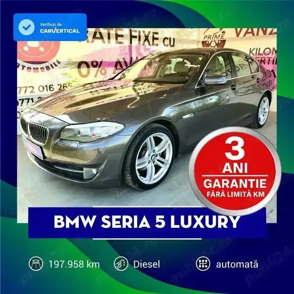 Utilizat 2010 BMW 520 Berlinǎ | 10.899 EUR - Imagine 1/4