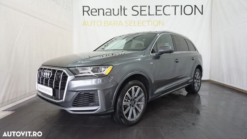Gri Utilizat 2021 Audi Q7 S-Line SUV | 43.990 EUR (Super Preț) - Imagine 1/4