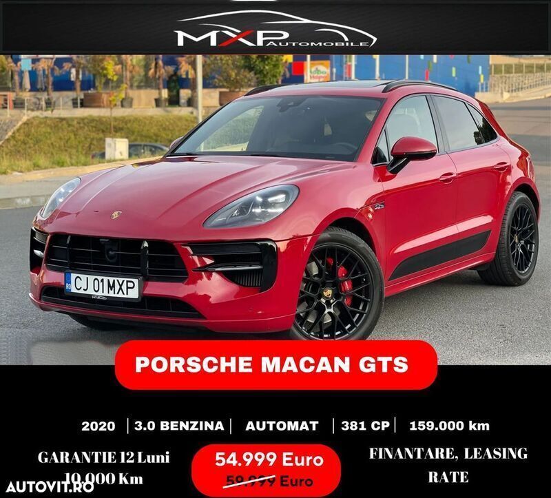 Rosu Utilizat 2020 Porsche Macan GTS SUV | 49.999 EUR - Imagine 1/4