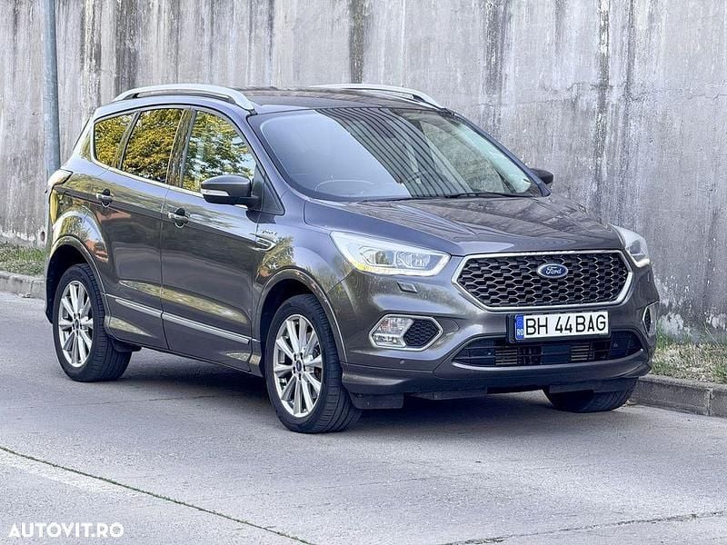 Gri Utilizat 2019 Ford Kuga Vignale SUV | 14.850 EUR (Preț OK) - Imagine 1/4