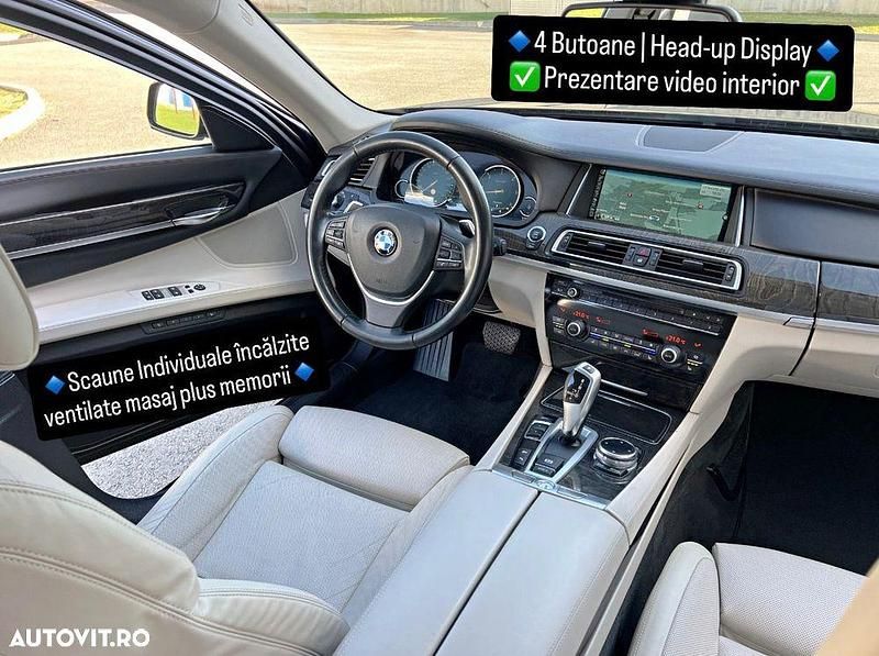 Second-hand BMW 750L Exclusive 381 CP (280 kW) 2014 Culoarenegru Berlinǎ