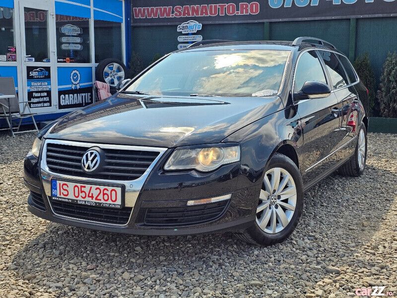 Negru Utilizat 2009 VW Passat | 4.690 EUR (Puțin scump) - Imagine 1/3
