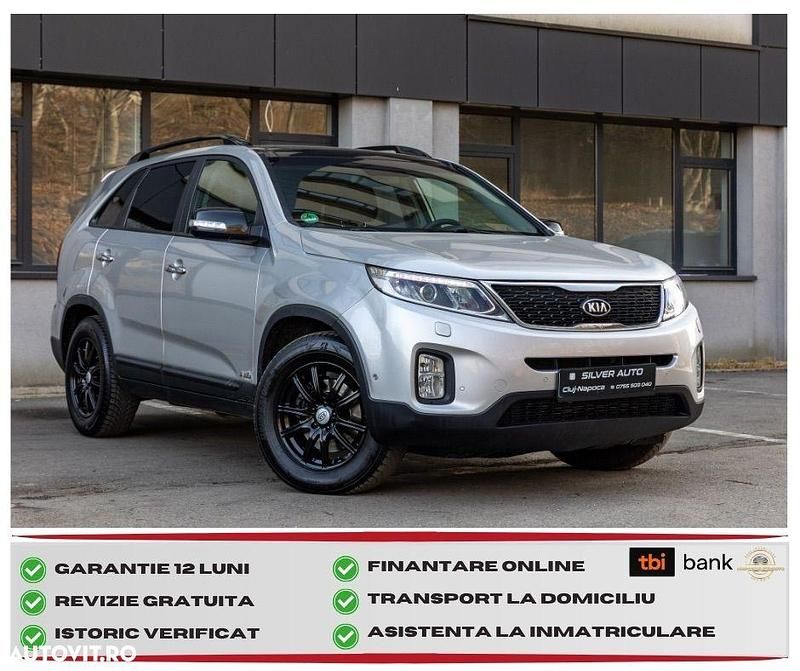 Argint Utilizat 2013 Kia Sorento Spirit SUV | 9.350 EUR (Super Preț) - Imagine 1/4