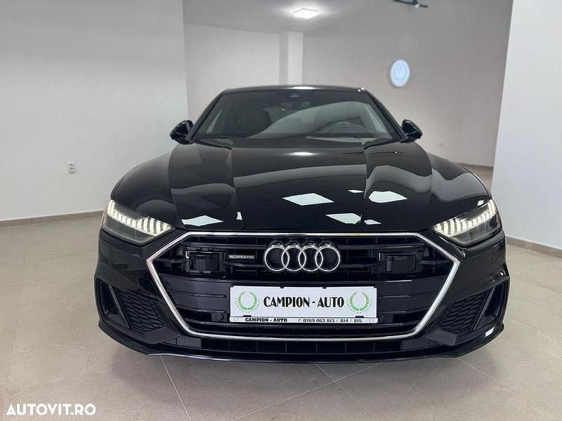 Culoarenegru Utilizat 2019 Audi A7 S-Line Berlinǎ | 38.999 EUR (Preț OK) - Imagine 1/4