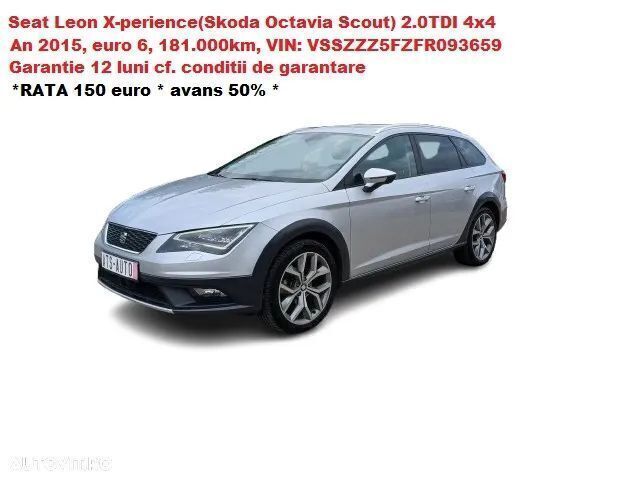 Argint Utilizat 2015 Seat Leon X-Perience 4Drive Break | 9.250 EUR - Imagine 1/4