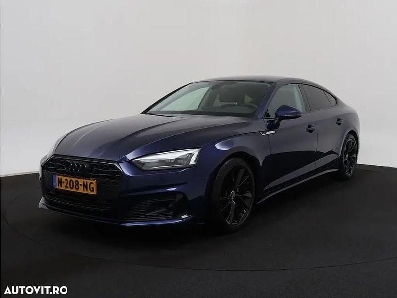 Culoarealbastru Utilizat 2021 Audi A5 Sportback Advanced Berlinǎ | 20.980 EUR (Super Preț) - Imagine 1/4
