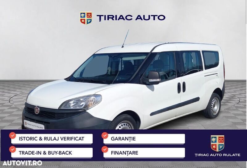 Alb Utilizat 2017 Fiat Doblò Monovolum | 9.900 EUR (Puțin scump) - Imagine 1/4