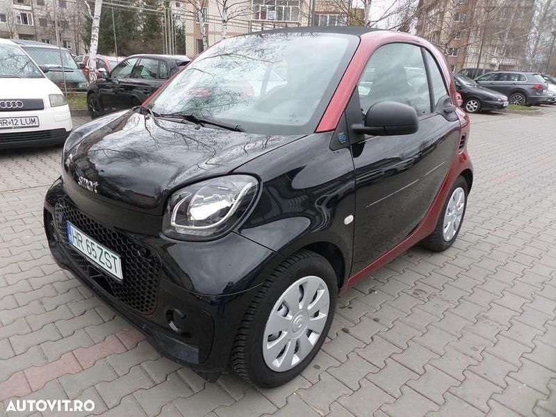 Negru Utilizat 2023 Smart ForTwo Electric Drive Prime Coupe | 8.700 EUR - Imagine 1/4