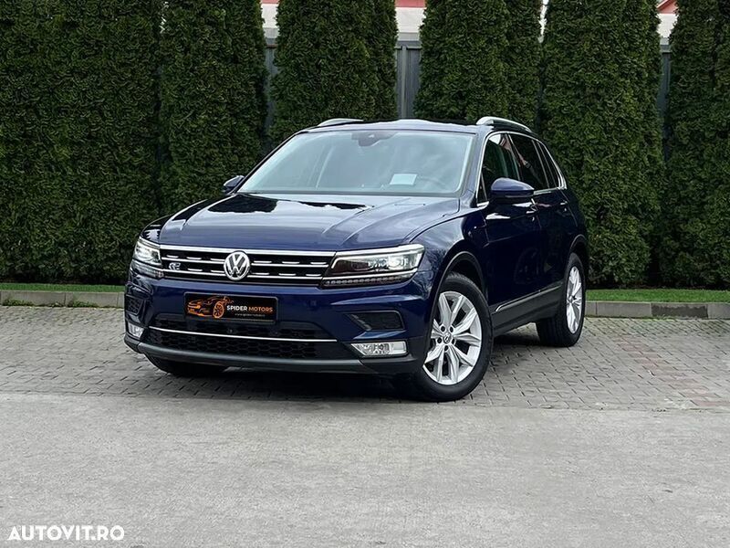 Albastru Utilizat 2017 VW Tiguan Highline SUV | 16.490 EUR (Preț bun) - Imagine 1/4