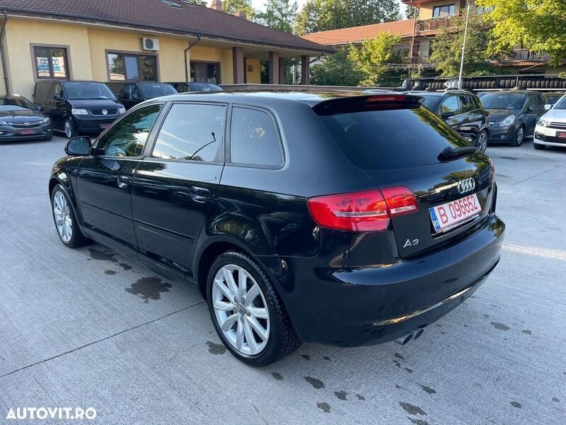 Second-hand Audi A3 Sportback Ambiente 125 CP (91 kW) 2010 Negru Hatchback