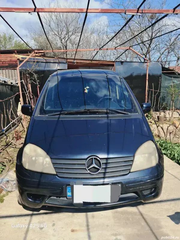 Negru Utilizat 2002 Mercedes Vaneo Monovolum | 1.500 EUR - Imagine 1/4