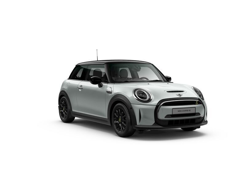 White silver metallic metalizat Utilizat 2021 Mini Cooper SE Hatchback | 17.945 EUR (Preț OK) - Imagine 1/4