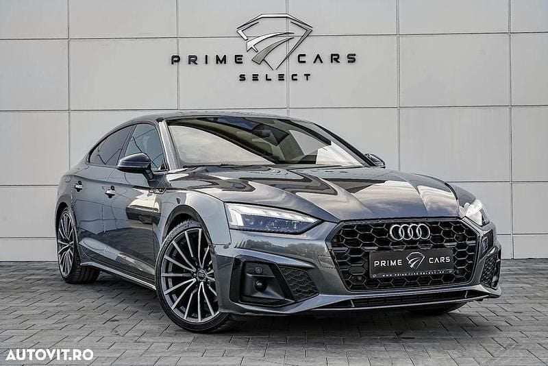 Culoaregri Utilizat 2021 Audi A5 Sportback S-Line Hatchback | 28.980 EUR (Puțin scump) - Imagine 1/4