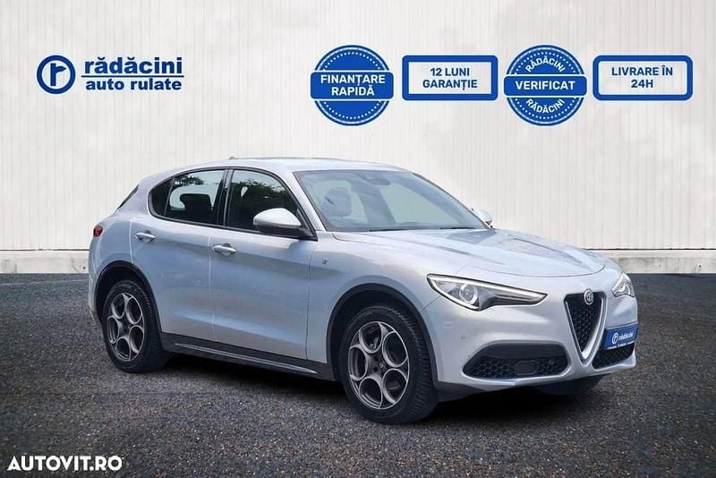 Gri Utilizat 2022 Alfa Romeo Stelvio Veloce SUV | 34.300 EUR (Preț OK) - Imagine 1/4