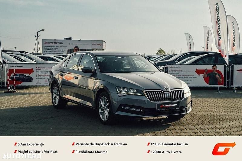 Second-hand Skoda Superb 150 CP (110 kW) 2023 Culoaregri Berlinǎ