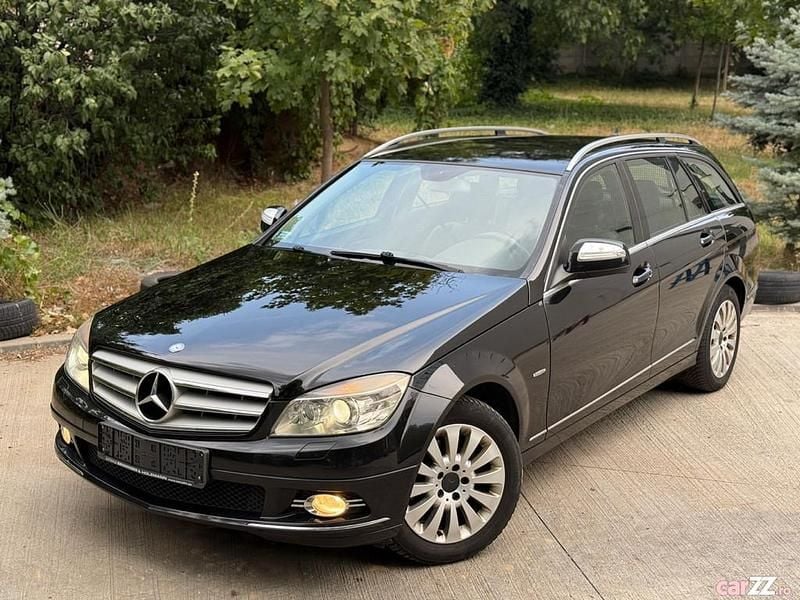 Negru Utilizat 2008 Mercedes C200 Elegance Berlinǎ | 3.990 EUR (Preț bun) - Imagine 1/2