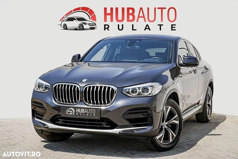 Gri Utilizat 2021 BMW X4 SUV | 33.900 EUR (Super Preț) - Imagine 1/4