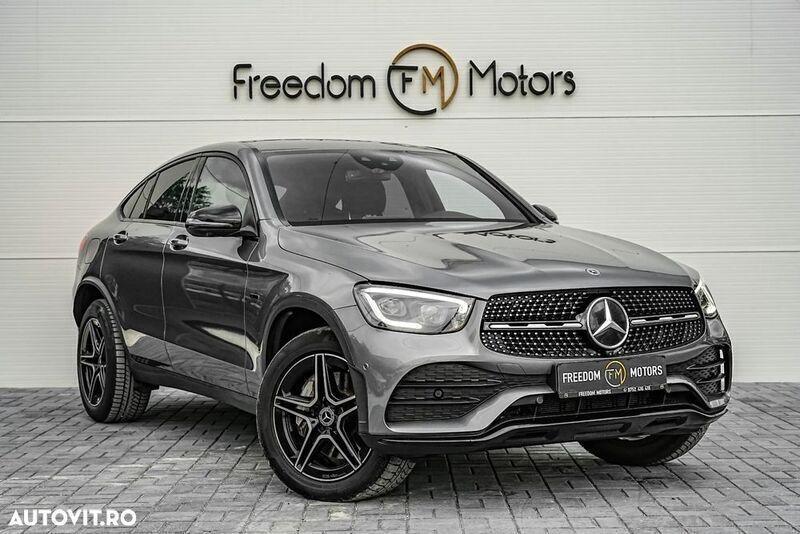 Gri Utilizat 2020 Mercedes GLC300e AMG line Plus SUV | 38.702 EUR - Imagine 1/4