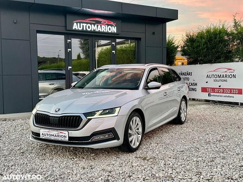 Gri Utilizat 2021 Skoda Octavia SportLine Break | 17.999 EUR (Preț OK) - Imagine 1/4