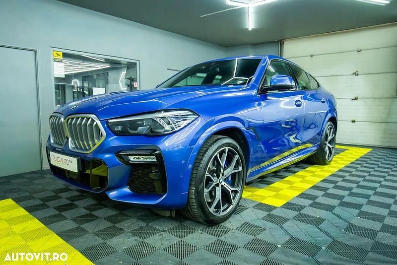 Culoarealbastru Utilizat 2019 BMW X6 Comfort Edition SUV | 52.006 EUR - Imagine 1/4