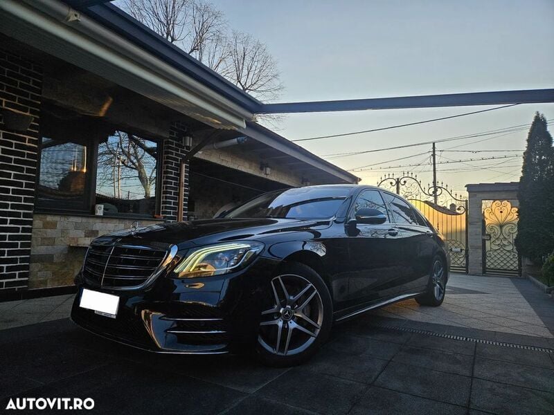 Negru Utilizat 2018 Mercedes S400 Berlinǎ | 47.990 EUR (Preț OK) - Imagine 1/4