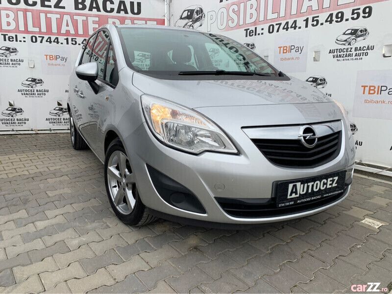 Argint Utilizat 2011 Opel Meriva Active Monovolum | 6.550 EUR (Puțin scump) - Imagine 1/4