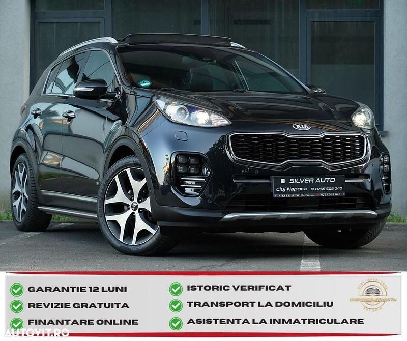 Negru Utilizat 2016 Kia Sportage GT-Line SUV | 15.950 EUR (Preț OK) - Imagine 1/4